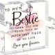 Barátság Puzzle – „Bestie” Akril Dísz - Ajándék legjobb barátnőnek