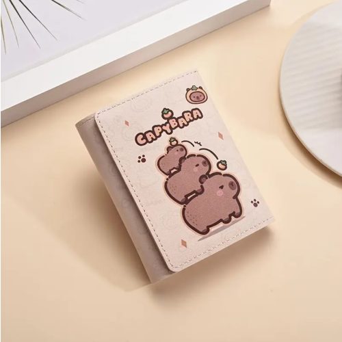 Capybarás patentos pénztárca – aranyos és praktikus