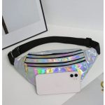 HoloPop ezüst holografikus övtáska