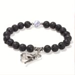 LélekKapocs – Páros ásványkarkötő szett kéz-szív összekötővel