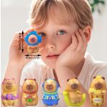 Stresszoldó kapibara figura szett (3 db) – választható mintákban