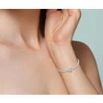 Ezüst charm kutyás motívummal, piros szívekkel –  „Best Friend” 