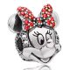 Minnie egér charm  piros kristálymasnival
