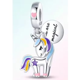   Varázslatos unikornis – „You are magical” medálos charm