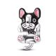 Ezüst francia bulldog charm Pandora kompatibilis karkötőhöz