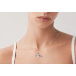 Ezüst függő charm „Forever” szív medállal és két gyermek figurával – Anya szíve