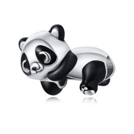 Ezüst panda charm – Pandora kompatibilis