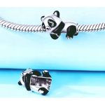 Ezüst panda charm – Pandora kompatibilis