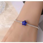 Ezüst színváltós csillag charm  – Baby Boy felirattal 