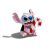 Stitch charm rózsaszín figurával cukorpálcával
