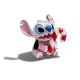 Stitch charm rózsaszín figurával cukorpálcával