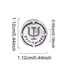 Pszichológia diploma charm - ezüst charm pszichológusoknak