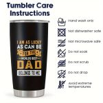 „I’m Lucky – Best Dad” hőtartó bögre, termosz (591 ml)