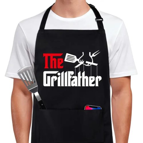 „The Grillfather” vicces grillkötény 