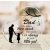 Szív alakú akril dísz – „Dad, I will always be your little girl”