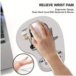 „Everything’s Fine” cicás ergonomikus egérpad csuklótámasszal