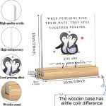 „You Are My Penguin” – Pingvines akrildísz fa talppal