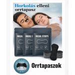 Légzéskönnyítő orrtapasz alváshoz – orrlégzés támogatására - 30 db