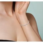 Ezüst betű charm és medál arany színű szív motívummal – Szív monogram