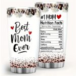 Best Mom Ever – Duplafalú hőtartó bögre, termosz -  ajándék anyukáknak