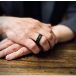 Dragon design - fekete-smaragdzöld kelta mintás nemesacél gyűrű