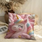 Sweet Dreams – Egyszarvús párnahuzat nyomtatott (2D) mintával 