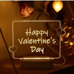 LED üzenő tábla szív motívummal